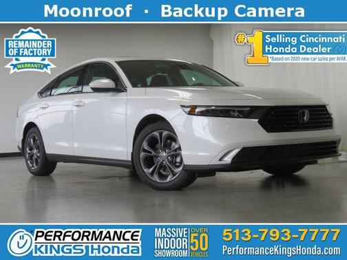 Platinum White 2023 Honda Accord EX
