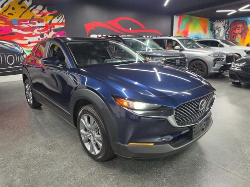 Deep Crystal Blue Mica 2022 Mazda CX-30 2.5 S Select Package
