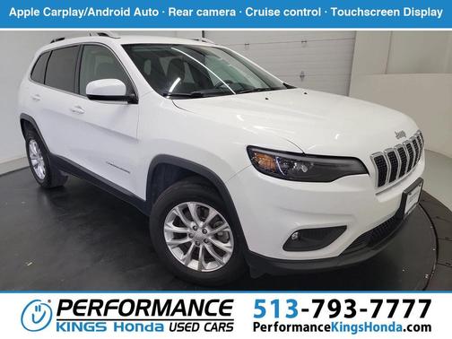 Bright White Clearcoat 2019 Jeep Cherokee Latitude
