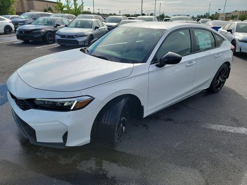 Platinum White 2026 Honda Civic Sport