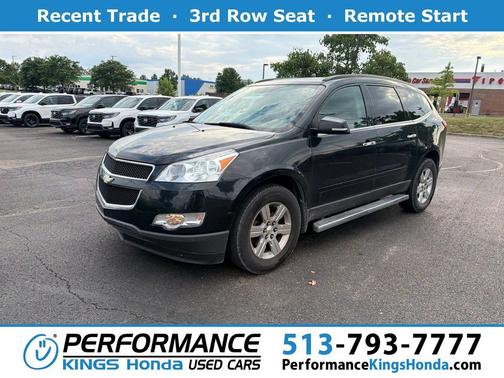 Black Granite Metallic 2012 Chevrolet Traverse LT