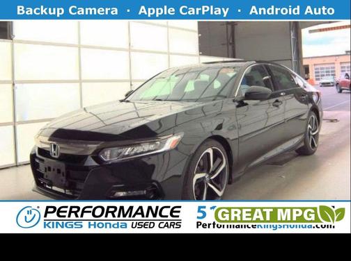 Crystal Black Pearl 2018 Honda Accord Sport