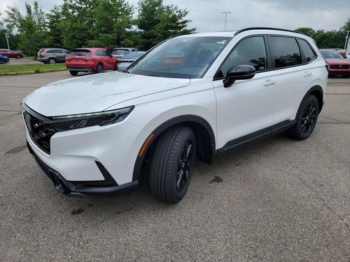 Platinum White Pearl 2026 Honda CR-V Hybrid Sport AWD