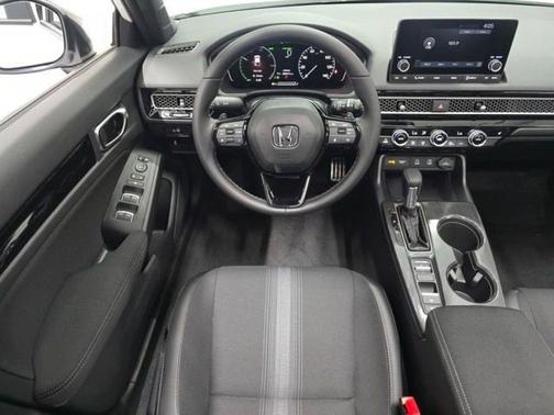 Platinum White Pearl 2026 Honda Civic Hybrid Sport