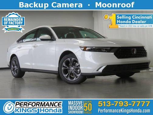Platinum White Pearl 2023 Honda Accord EX