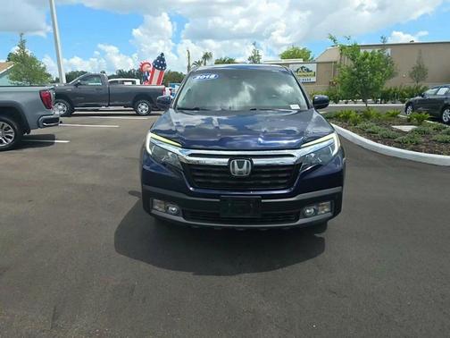 Obsidian Blue Pearl 2018 Honda Ridgeline RTL-E