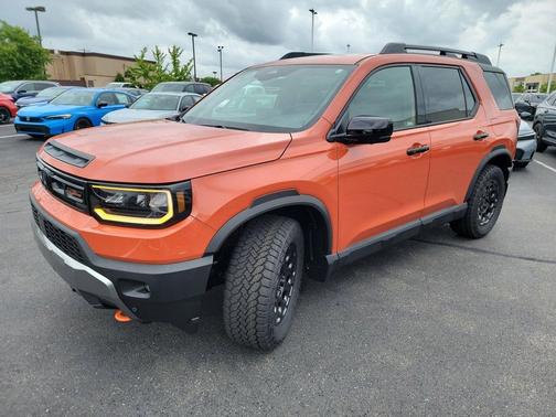 Sunset Orange 2026 Honda Passport AWD TrailSport Elite Blackout