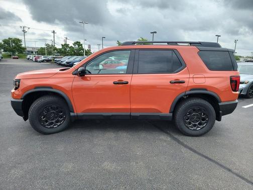 Sunset Orange 2026 Honda Passport AWD TrailSport Elite Blackout