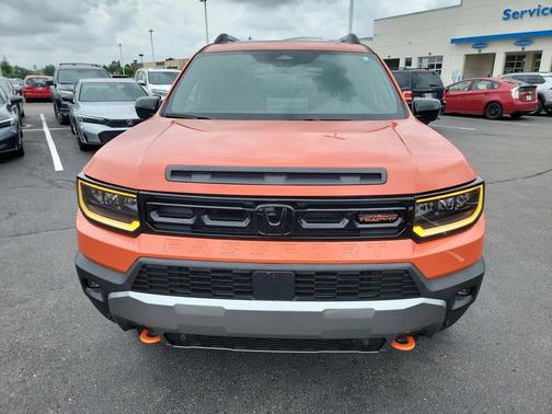 Sunset Orange 2026 Honda Passport AWD TrailSport Elite Blackout