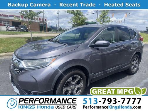 Gray 2018 Honda CR-V EX