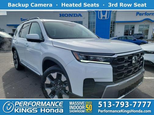 Platinum White Pearl 2026 Honda Pilot Touring 8-Passenger