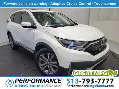 Platinum White Pearl 2020 Honda CR-V AWD Touring
