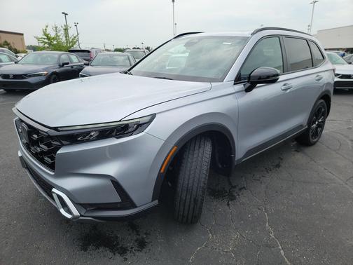 Solar Silver Metallic 2026 Honda CR-V Hybrid Sport Touring AWD