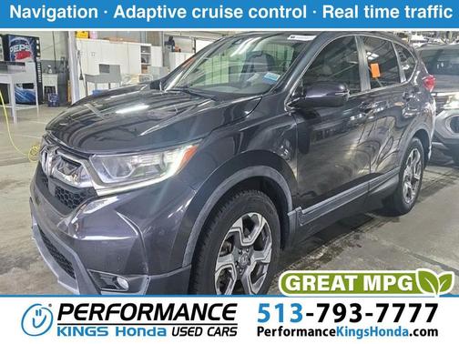 Gray 2017 Honda CR-V EX-L