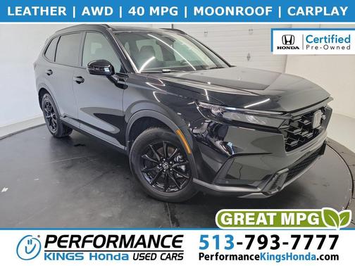 Crystal Black Pearl 2026 Honda CR-V Hybrid Sport-L AWD