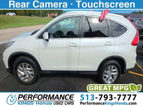 White Diamond Pearl 2016 Honda CR-V EX-L