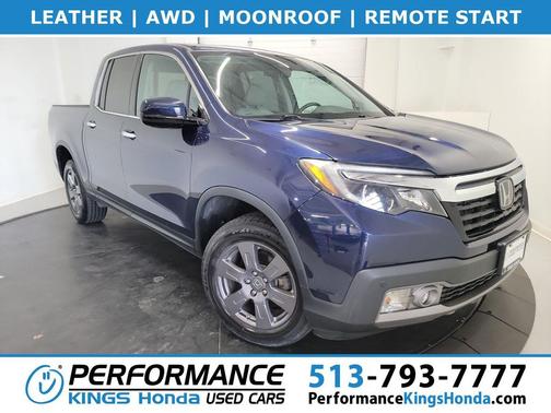 Obsidian Blue Pearl 2020 Honda Ridgeline RTL-E