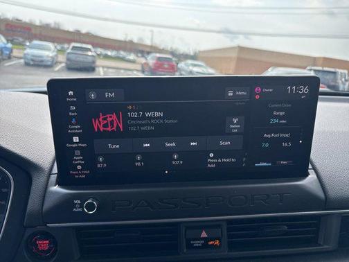 Sonic Gray Pearl 2026 Honda Passport AWD TrailSport Elite Blackout