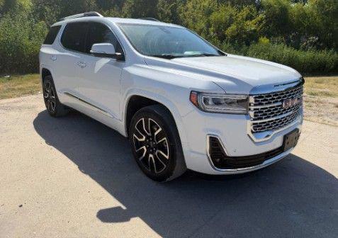 White Frost Tricoat 2022 GMC Acadia Denali