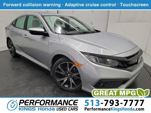 Lunar Silver Metallic 2019 Honda Civic Sport