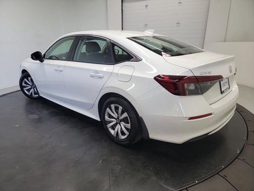 Platinum White Pearl 2025 Honda Civic LX