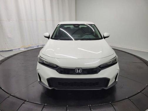Platinum White Pearl 2025 Honda Civic LX
