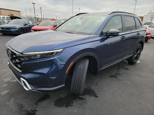 Canyon River Blue Metallic 2027 Honda CR-V Hybrid Sport Touring AWD