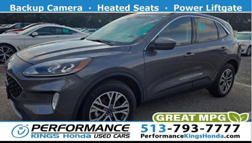 Gray Metallic 2021 Ford Escape SEL