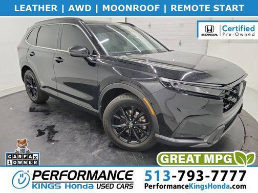 Crystal Black 2025 Honda CR-V Hybrid Sport AWD