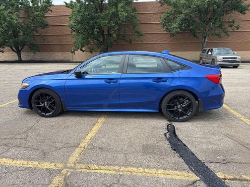 Aegean Blue Metallic 2023 Honda Civic Sport