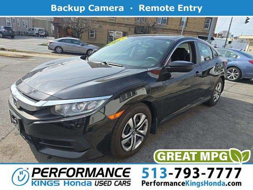 Crystal Black Pearl 2016 Honda Civic LX