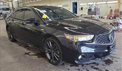 Majestic Black Pearl 2020 Acura TLX Technology