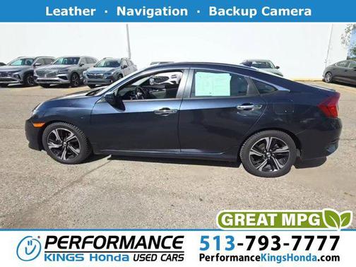Crystal Black Pearl 2018 Honda Civic Touring