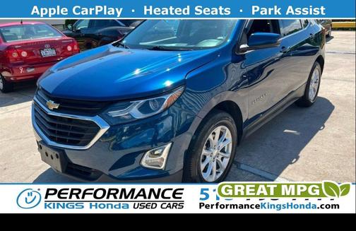 Pacific Blue Metallic 2019 Chevrolet Equinox 1LT