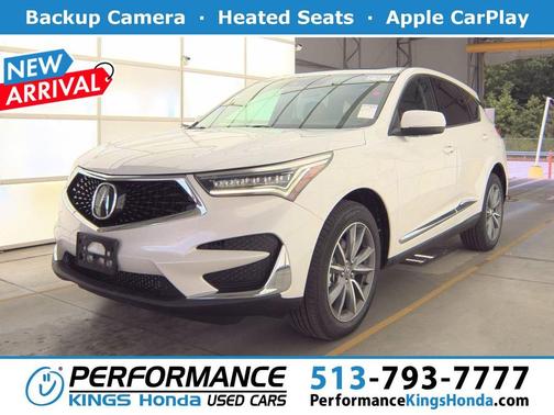 Platinum White Pearl 2021 Acura RDX Technology Package
