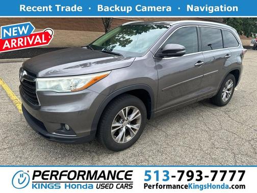 Predawn Gray Mica 2015 Toyota Highlander XLE