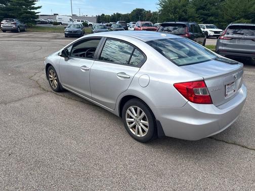 Alabaster Silver Metallic 2012 Honda Civic EX
