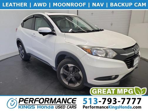 White Orchid Pearl 2018 Honda HR-V EX-L w/Navigation