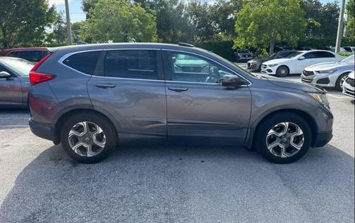 Gray 2017 Honda CR-V EX-L