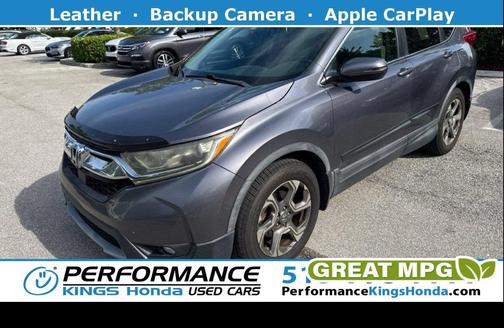 Gray 2017 Honda CR-V EX-L