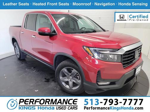 Radiant Red Metallic II 2022 Honda Ridgeline RTL-E