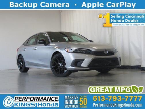 Silver Metallic 2024 Honda Civic Sport