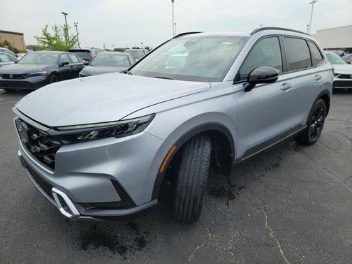 Solar Silver Metallic 2026 Honda CR-V Hybrid Sport Touring AWD