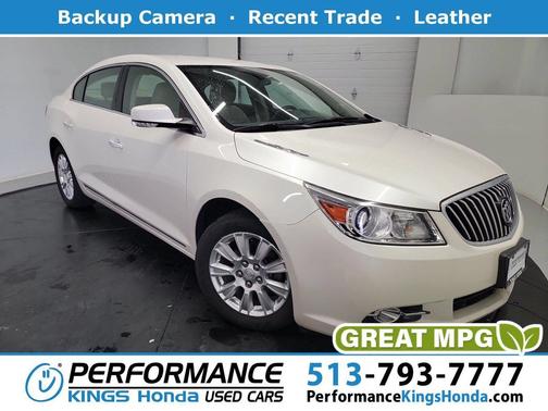 White Diamond Tricoat 2013 Buick LaCrosse Leather