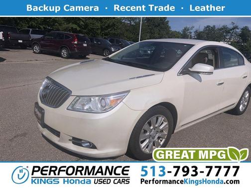 White Diamond Tricoat 2013 Buick LaCrosse Leather
