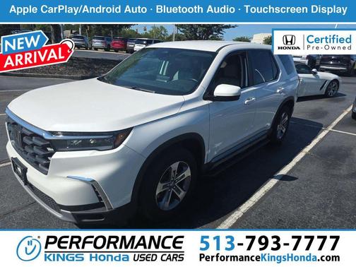 Platinum White Pearl 2023 Honda Pilot AWD EX-L 8 Passenger