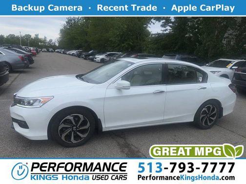 White Orchid Pearl 2017 Honda Accord EX