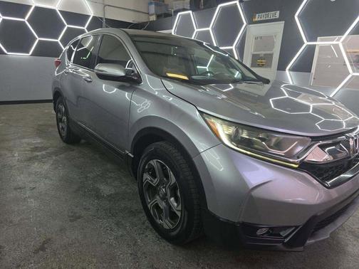 Lunar Silver Metallic 2017 Honda CR-V EX-L
