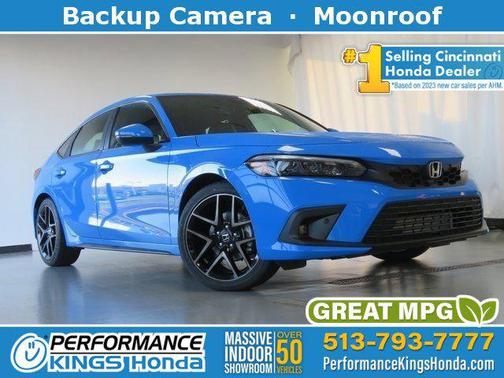 Boost Blue Pearl 2024 Honda Civic Sport Touring
