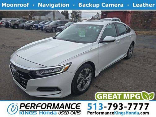 Platinum White Pearl 2018 Honda Accord EX-L 2.0T